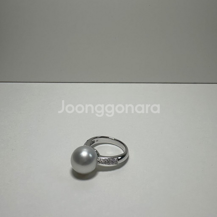 골든듀 진주반지 12mm 15호--2