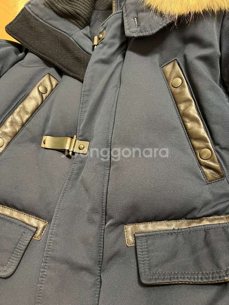 타임옴므 라쿤퍼 패딩--4