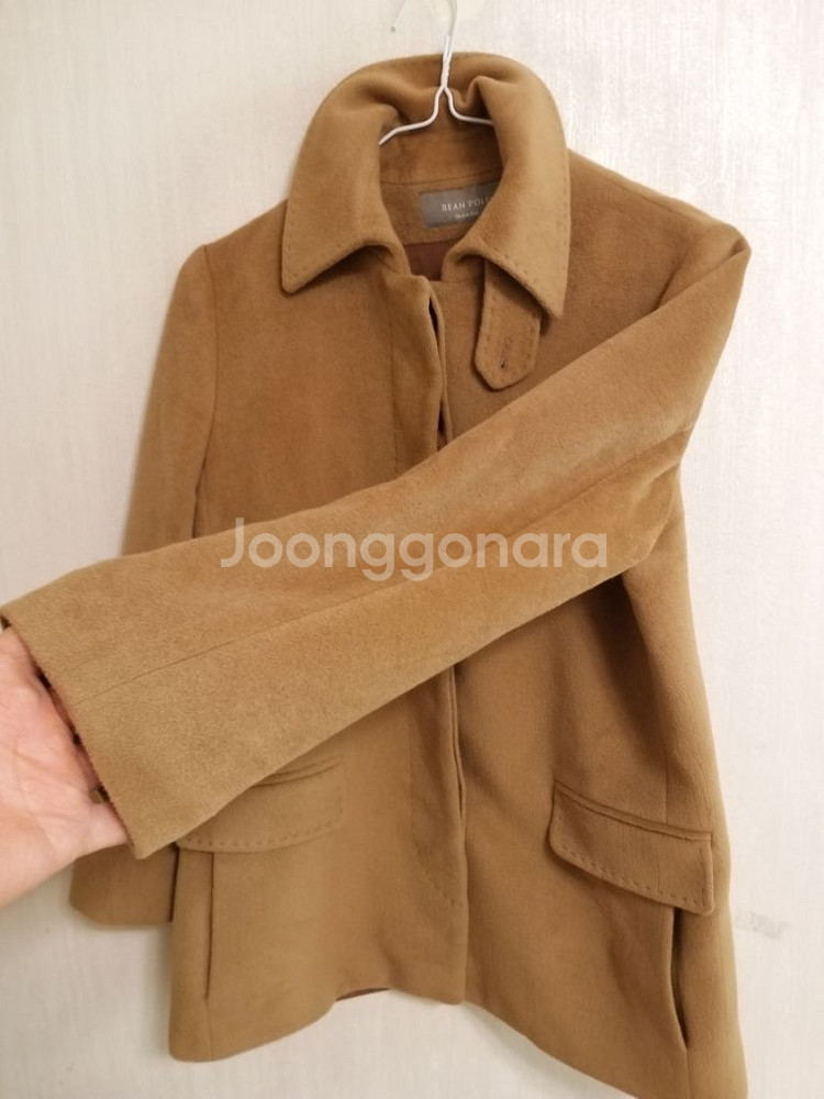 여성 빈폴 이태리제조 울.앙고라 모직자켓 (95)--1