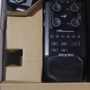 ZOOM h6 black 6채널 전문가용 녹음기