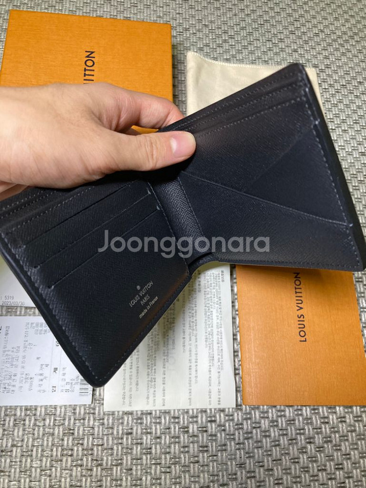 [새상품/풀박스] 루이비통 이클립스 멀티플 월릿 반지갑--2