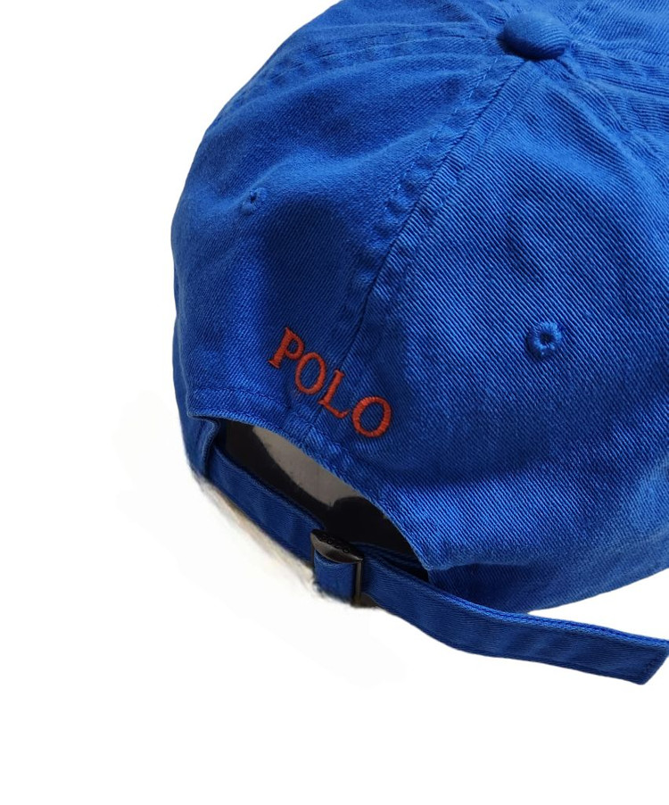폴로 랄프로렌 리얼블루 볼캡 모자--1