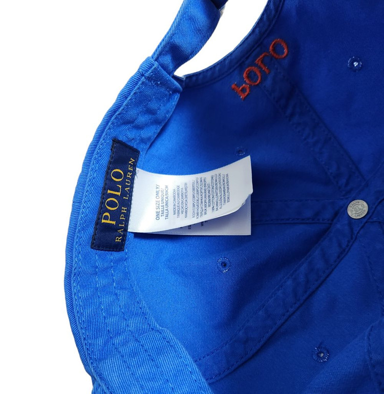 폴로 랄프로렌 리얼블루 볼캡 모자--2