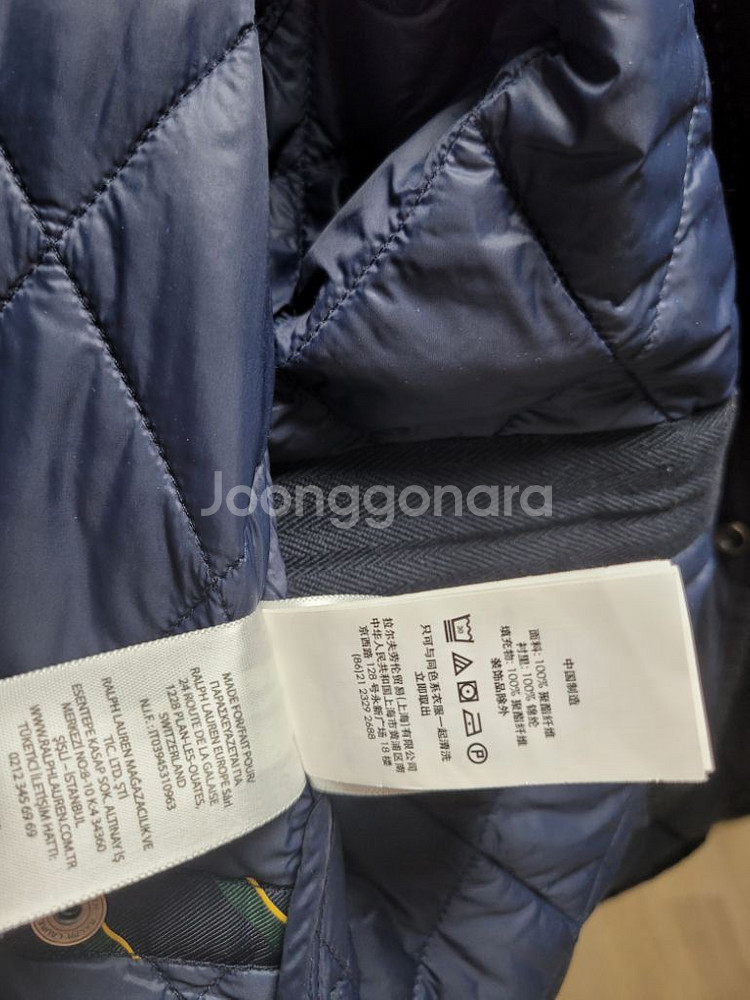 폴로랄프로렌 퀄튼자켓패딩--5