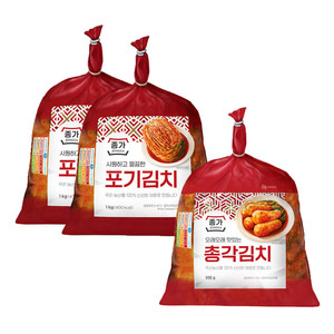 종가집 포기 배추김치 1kgx2개 + 총각김치 900g