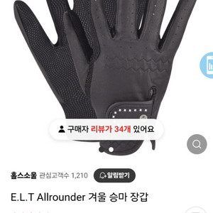 ELT 승마 장갑