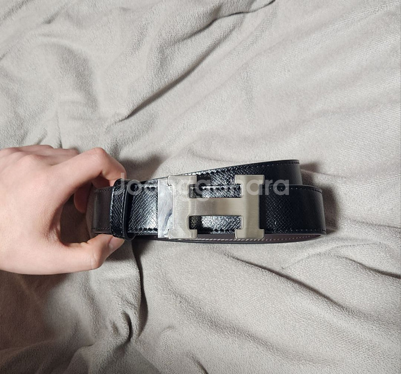 에르메스 H버클 남성벨트 정품 급급처--1