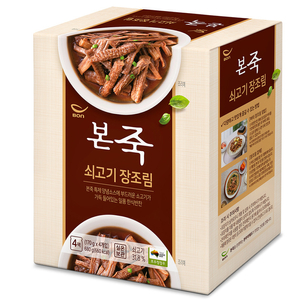 본죽 쇠고기 장조림 170g x 4개