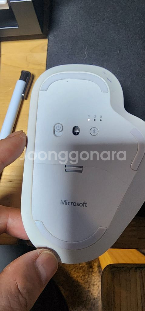 Microsoft 코리아 블루투스 에고노믹 마우스--3
