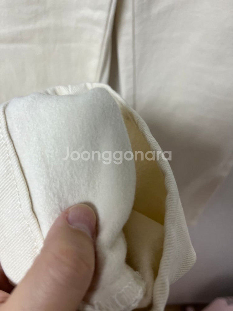 새상품 기모 슬랙스 바지 팬츠 아이보리 정장--2