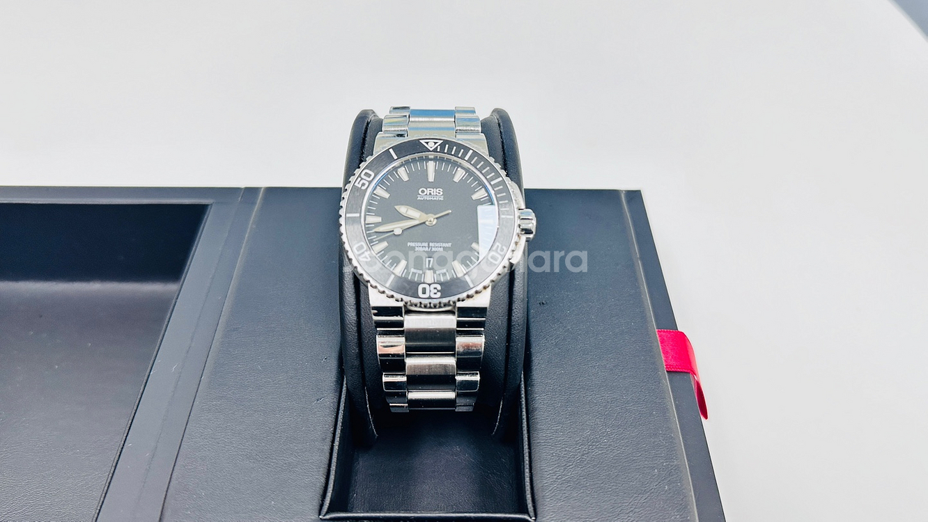 오리스 애커스 43.5mm 검판--0