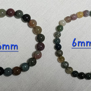 핸드메이드 인디아 아게이트 팔찌 (8mm/6mm)
