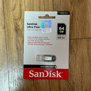 샌디스크 울트라 플레어 3.0 USB 64GB