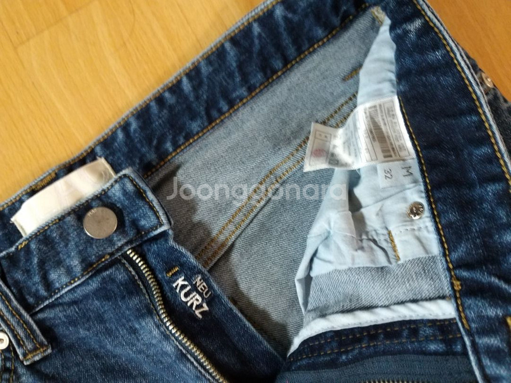 여성 플랙진 데님 일자청바지 (새상품.사방스판32)--3
