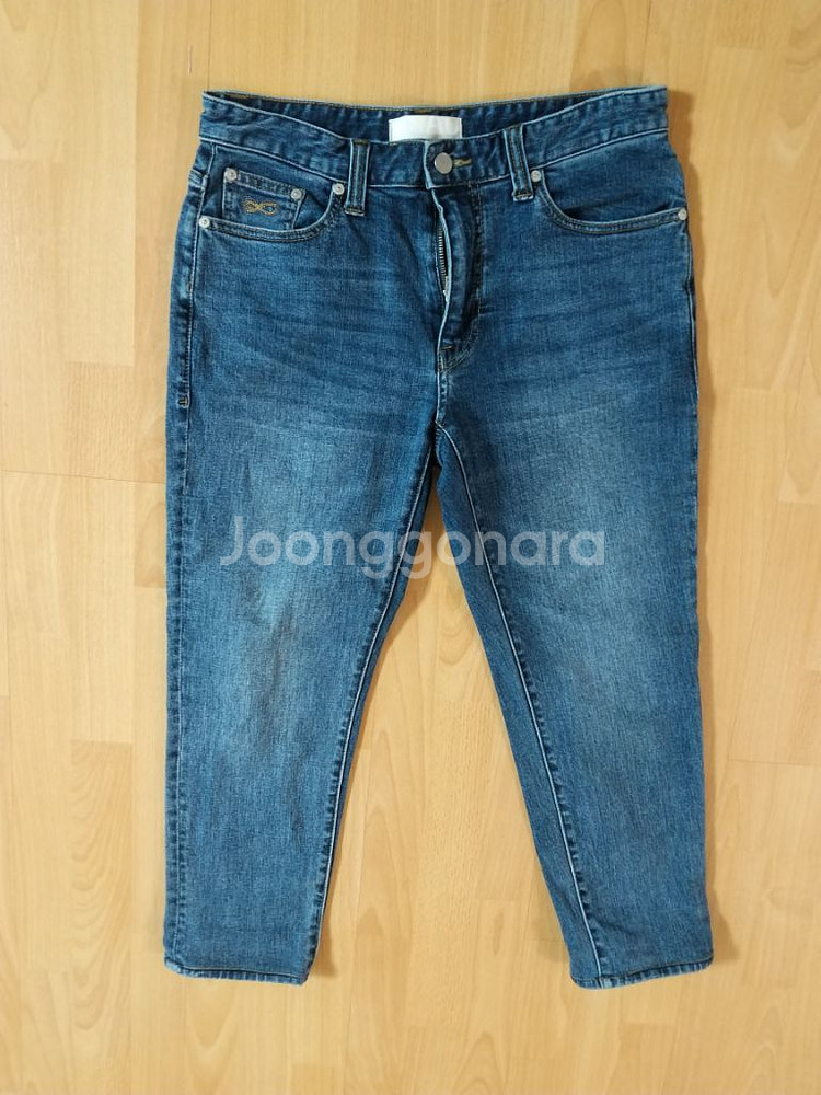 여성 플랙진 데님 일자청바지 (새상품.사방스판32)--6