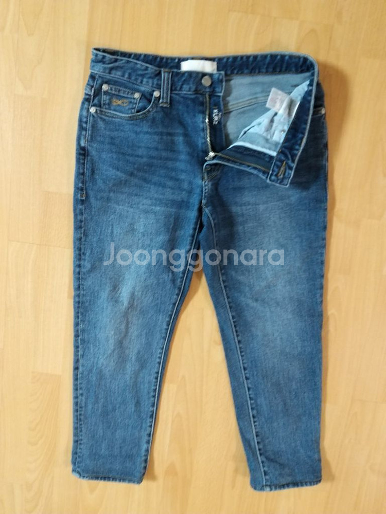 여성 플랙진 데님 일자청바지 (새상품.사방스판32)--2