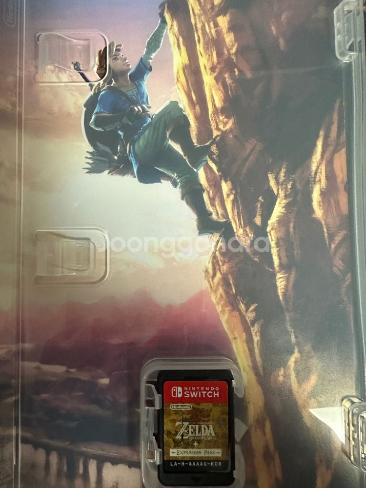 닌텐도스위치 젤다의전설 야숨 합본팩 팝니다--2
