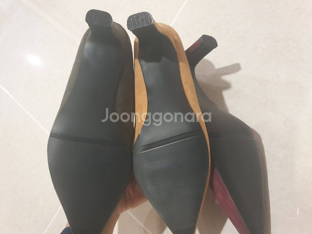 스웨이드 세무 스텔레토 힐 뽀쪽코 쌔무 봄 가을 겨울--2