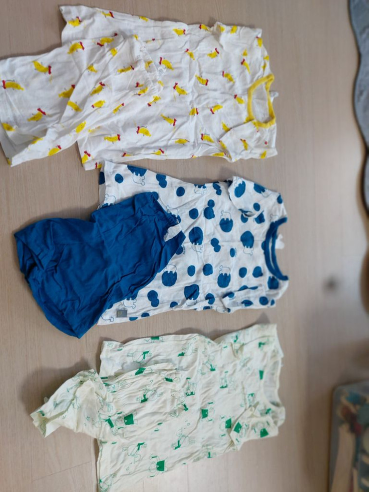 남아 120. 여름내의 일괄 긴팔내의 런닝포함 일괄 이미지