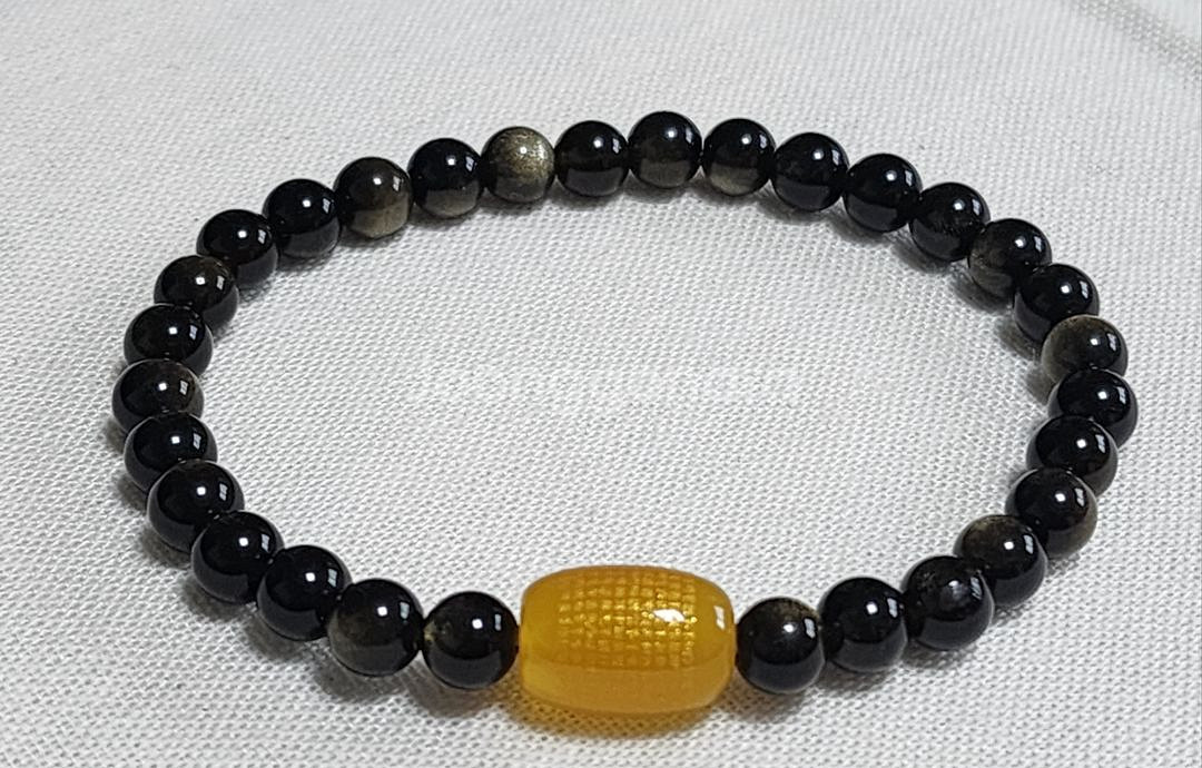 핸드메이드 원석 반야심경 팔찌 (6mm/8mm)-개별가--2