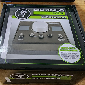 Mackie Big knob passive 미개봉신품