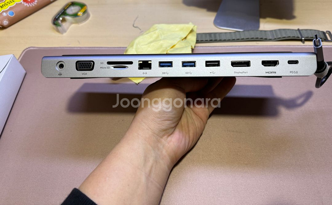 벨킨USB-C 11 in 1 멀티포트 허브독 판매합니다--3