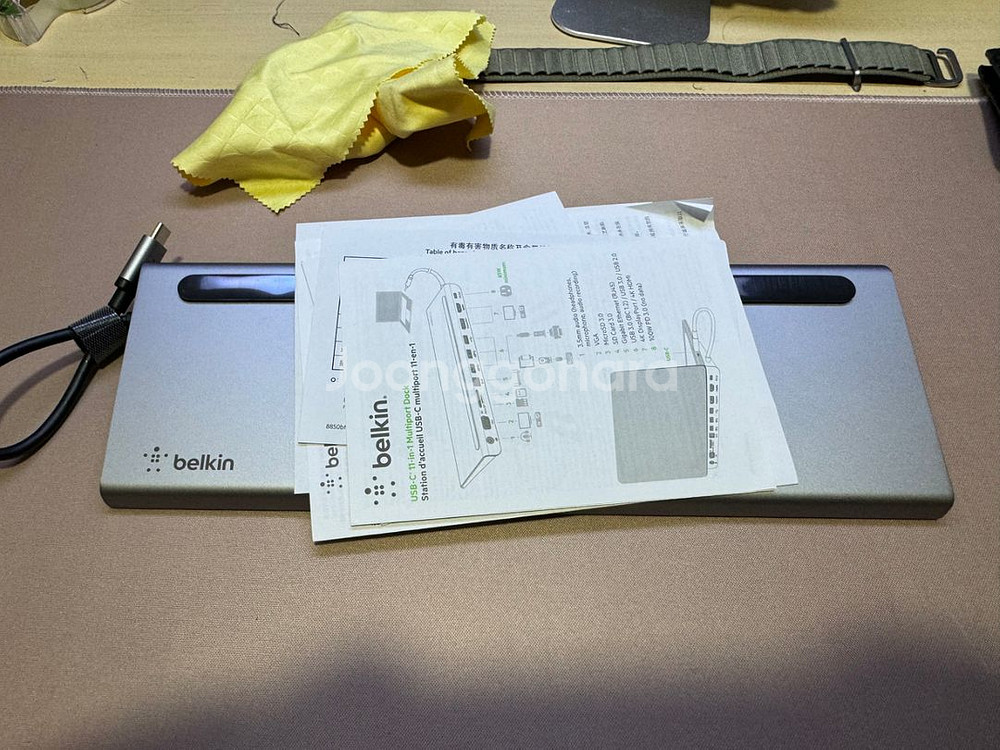 벨킨USB-C 11 in 1 멀티포트 허브독 판매합니다--1