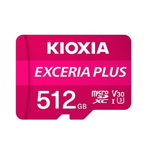 미사용 키오시아 PLUS 마이크로SD 512GB