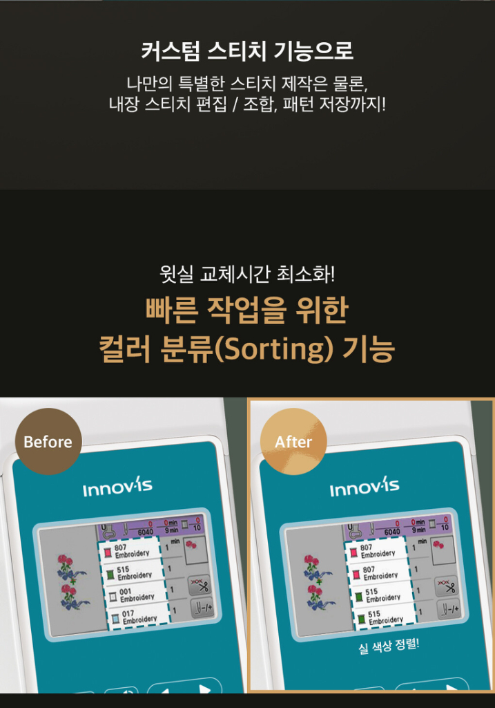 이노비스자수기 F580--4