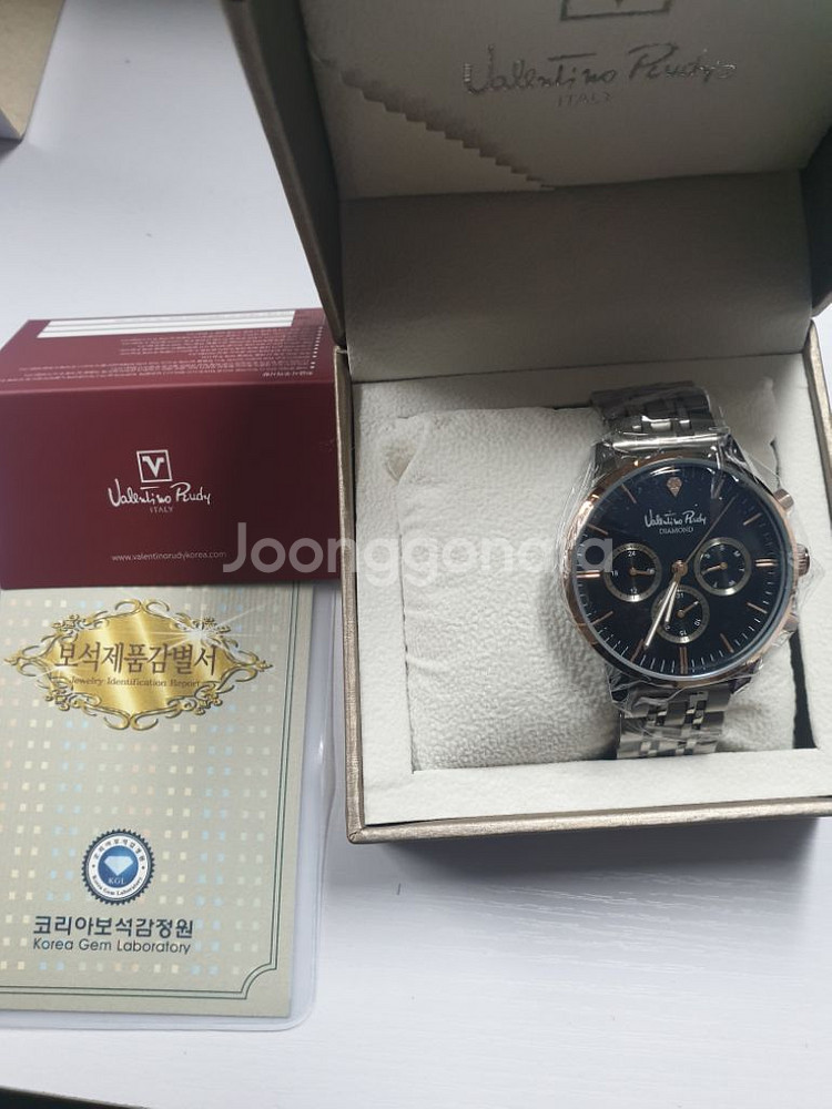 새상품 발렌티노루디 다이아워치 메탈시계 VR6562B--3