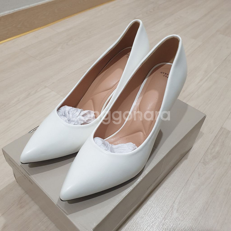 착한구두 크레센도 화이트 스틸레토힐 9cm 웨딩슈즈--0