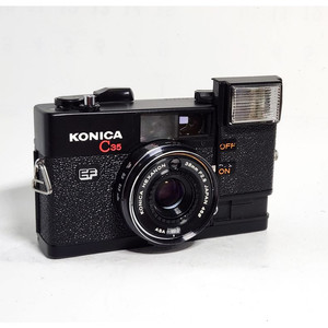 코니카. KONICA C35 EF. 필름카메라.