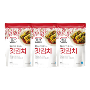 종가집 돌산갓김치 500g x 3개