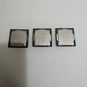 CPU 8세대 G4900 3개 입니다