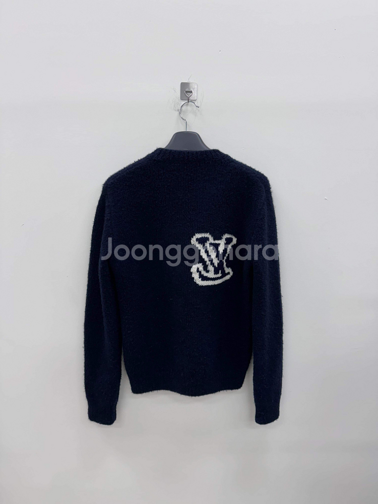 백화점판 루이비통 인타르시아 니트 블랙네이비--1