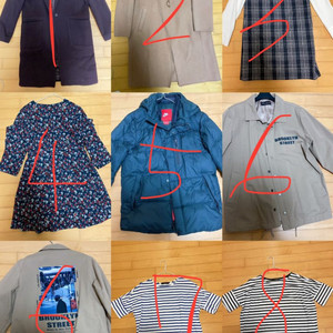 코트, 패딩, 자켓, 티셔츠