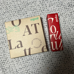 에스쁘아 리얼아이팔레트-(새상품)+립틴트 문릿