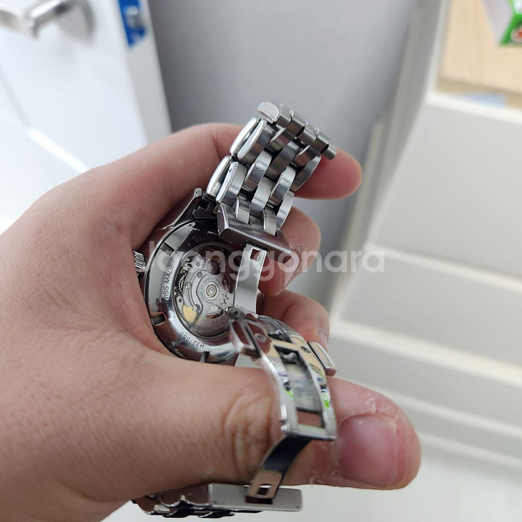 해밀턴 재즈마스터 오픈하트 청판 42mm--2