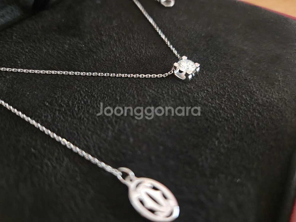 까르띠에 다이아 목걸이 (씨드 까르띠에 GIA 0.54--3