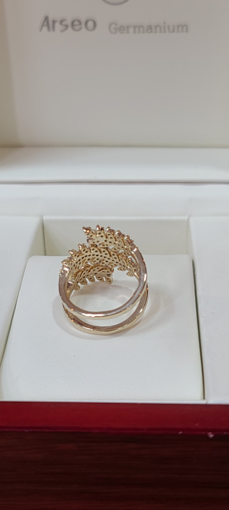 큐빅 지르코니아 셋팅 프리사이즈디자인 반지--1