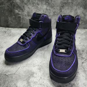 (정품)나이키 에어포스1 하이07 블랙퍼플 250