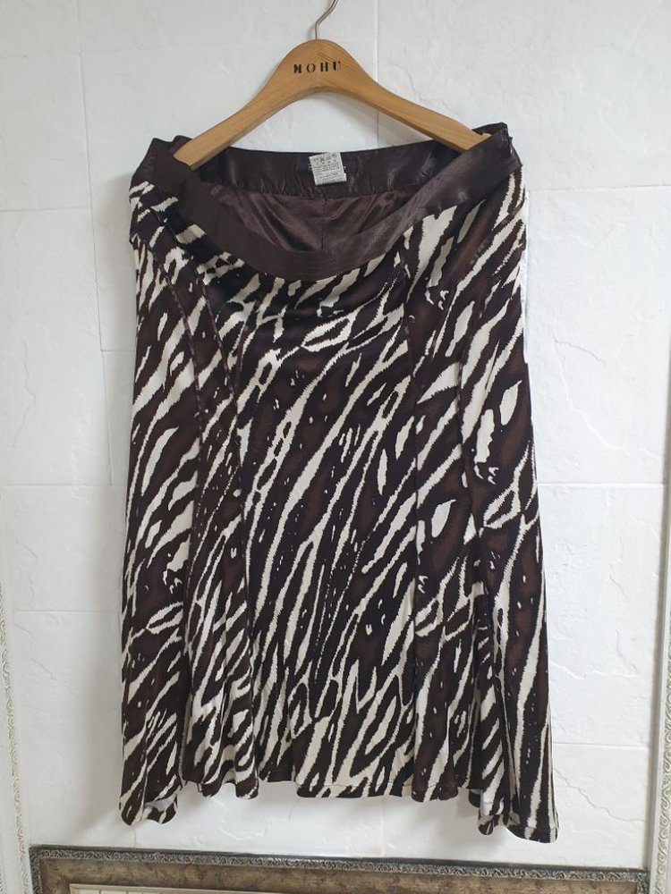 아날도바시니 포인트 호피 스커트 77--0