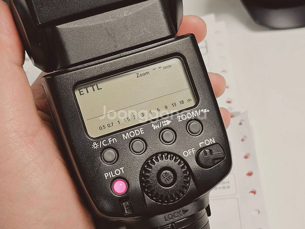 캐논 스피드라이트 580EX-II 스트로보--5