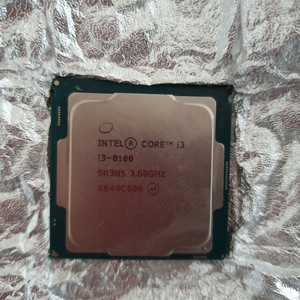 i3 8100 intel CPU 택포