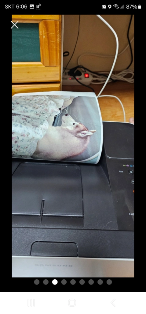 컬러 프린터기 이미지