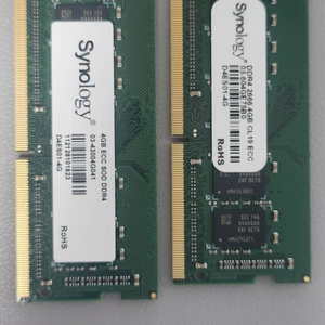 시놀로지 ecc ddr4 sod 4g 2개