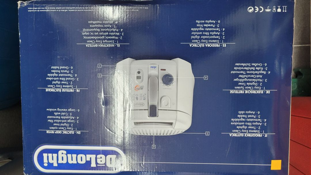 드롱기 튀김기 이미지