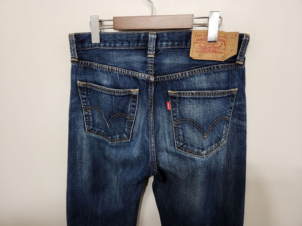 (32) 리바이스 501 청바지 중청워싱 데님팬츠 이미지
