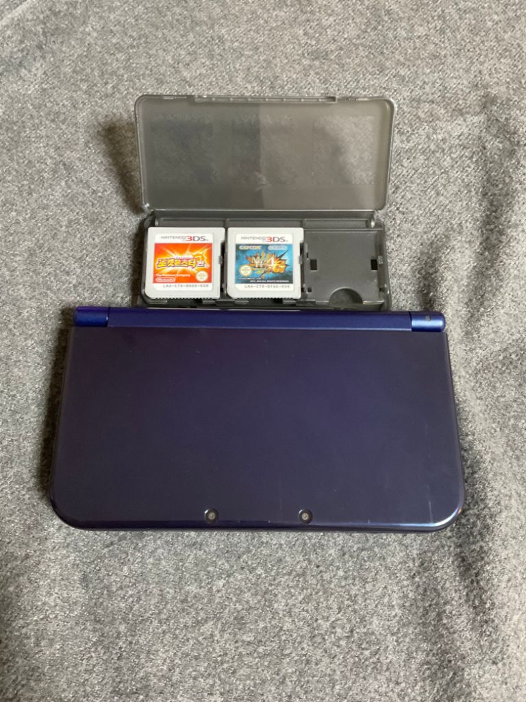 A급 뉴 닌텐도 3DS XL +포켓몬 썬 +몬스터헌터4