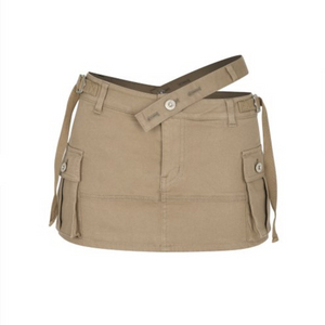 NIX MINI SKIRT khaki (페인오어플레져)